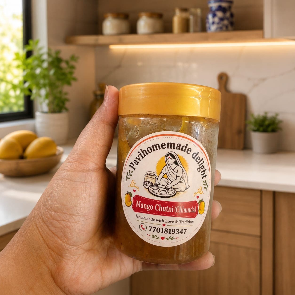 Aam ki Meethi Chutney / Laccha