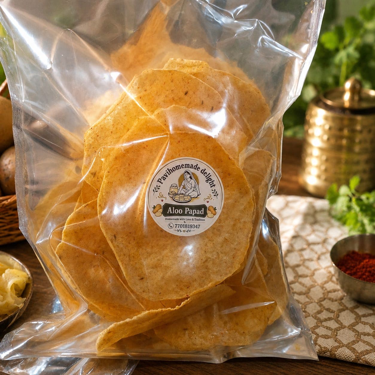 Aloo Papad view 2