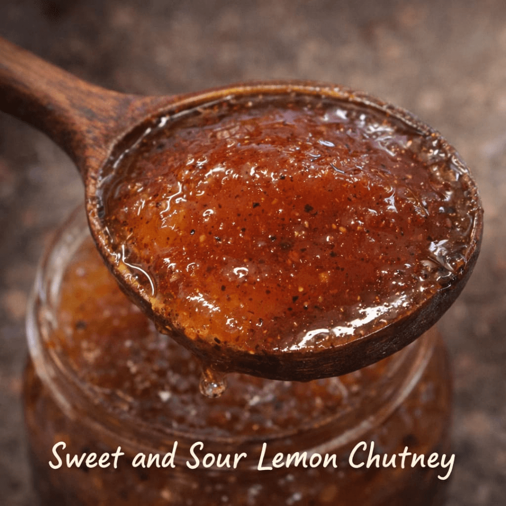 Sweet & Sour Lemon Chutney